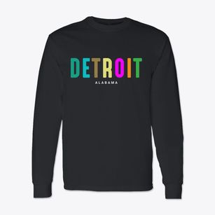 Detroit Alabama Color Pop Classic Long Sleeve T-Shirt