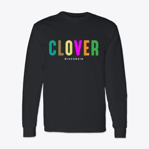 Clover Wisconsin Color Pop Classic Long Sleeve T-Shirt