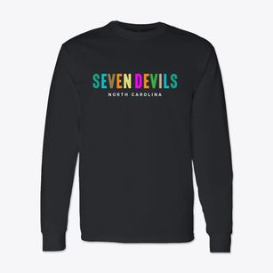 Seven Devils North Carolina Color Pop Classic Long Sleeve T-Shirt
