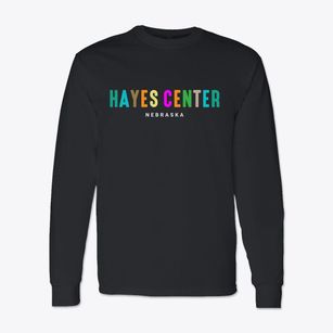 Hayes Center Nebraska Color Pop Classic Long Sleeve T-Shirt