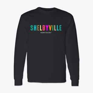 Shelbyville Kentucky Color Pop Classic Long Sleeve T-Shirt