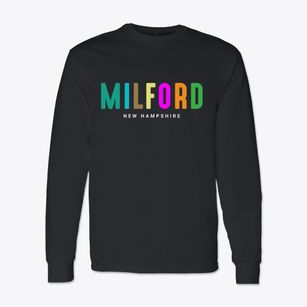 Milford New Hampshire Color Pop Classic Long Sleeve T-Shirt