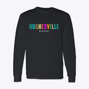 Hughesville Missouri Color Pop Classic Long Sleeve T-Shirt