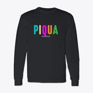 Piqua Kansas Color Pop Classic Long Sleeve T-Shirt