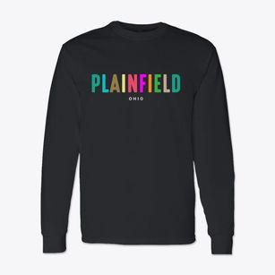 Plainfield Ohio Color Pop Classic Long Sleeve T-Shirt