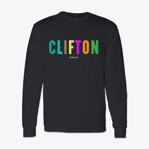 Clifton Ohio Color Pop Classic Long Sleeve T-Shirt