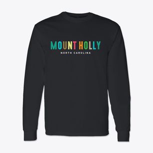 Mount Holly North Carolina Color Pop Classic Long Sleeve T-Shirt