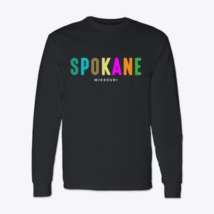 Spokane Missouri Color Pop Classic Long Sleeve T-Shirt