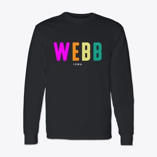 Webb Iowa Color Pop Classic Long Sleeve T-Shirt