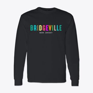 Bridgeville New Jersey Color Pop Classic Long Sleeve T-Shirt