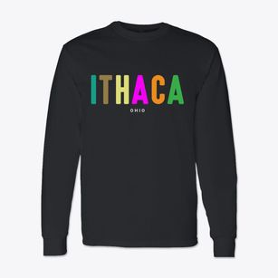 Ithaca Ohio Color Pop Classic Long Sleeve T-Shirt