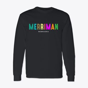 Merriman Nebraska Color Pop Classic Long Sleeve T-Shirt