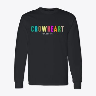 Crowheart Wyoming Color Pop Classic Long Sleeve T-Shirt