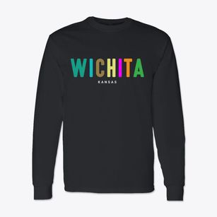 Wichita Kansas Color Pop Classic Long Sleeve T-Shirt