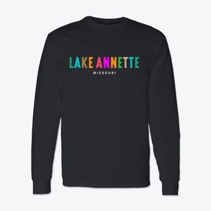 Lake Annette Missouri Color Pop Classic Long Sleeve T-Shirt