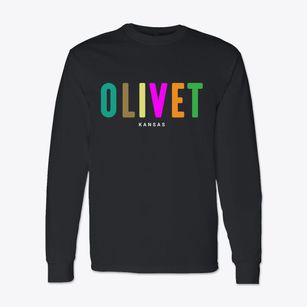 Olivet Kansas Color Pop Classic Long Sleeve T-Shirt