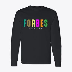 Forbes North Dakota Color Pop Classic Long Sleeve T-Shirt