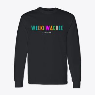 Weeki Wachee Florida Color Pop Classic Long Sleeve T-Shirt