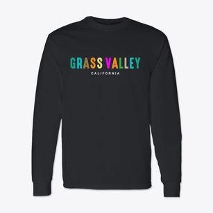 Grass Valley California Color Pop Classic Long Sleeve T-Shirt
