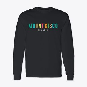 Mount Kisco New York Color Pop Classic Long Sleeve T-Shirt
