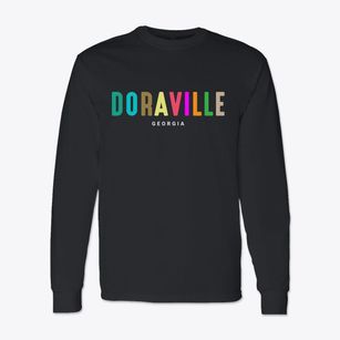 Doraville Georgia Color Pop Classic Long Sleeve T-Shirt