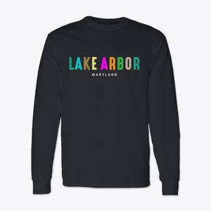 Lake Arbor Maryland Color Pop Classic Long Sleeve T-Shirt