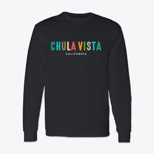 Chula Vista California Color Pop Classic Long Sleeve T-Shirt