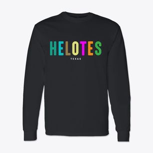 Helotes Texas Color Pop Classic Long Sleeve T-Shirt