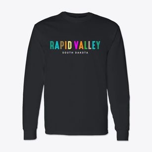 Rapid Valley South Dakota Color Pop Classic Long Sleeve T-Shirt