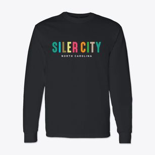 Siler City North Carolina Color Pop Classic Long Sleeve T-Shirt