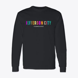 Jefferson City Tennessee Color Pop Classic Long Sleeve T-Shirt