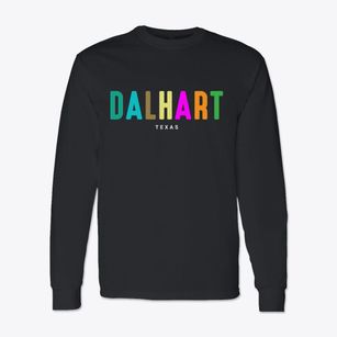 Dalhart Texas Color Pop Classic Long Sleeve T-Shirt