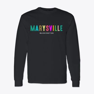Marysville Washington Color Pop Classic Long Sleeve T-Shirt