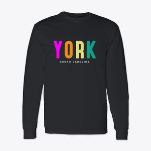 York South Carolina Color Pop Classic Long Sleeve T-Shirt