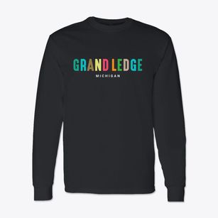 Grand Ledge Michigan Color Pop Classic Long Sleeve T-Shirt