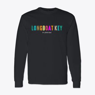 Longboat Key Florida Color Pop Classic Long Sleeve T-Shirt
