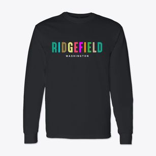 Ridgefield Washington Color Pop Classic Long Sleeve T-Shirt