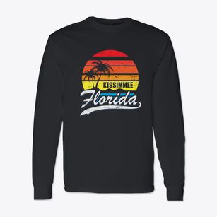 Kissimmee Florida Palm Tree Sunset Classic Long Sleeve T-Shirt