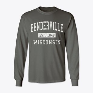 Benderville Wisconsin Classic Established Classic Long Sleeve T-Shirt
