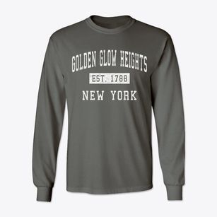 Golden Glow Heights New York Classic Established Classic Long Sleeve T-Shirt