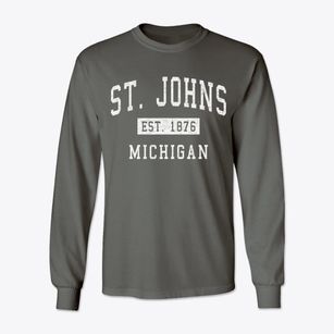 St. Johns Michigan Classic Established Classic Long Sleeve T-Shirt