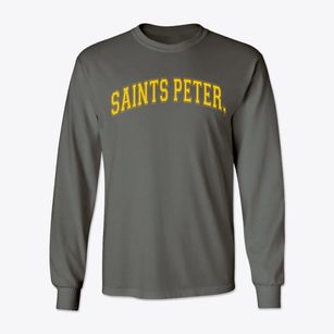 Saints Peter, Paul, & Michael Middle Varsity Arch Classic Long Sleeve T-Shirt