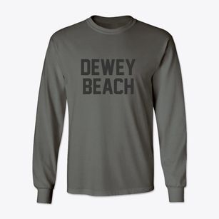Dewey Beach Delaware Classic Block Classic Long Sleeve T-Shirt