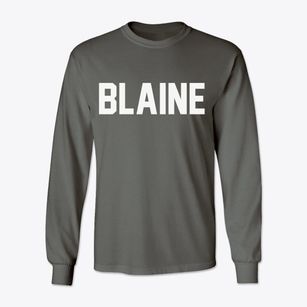 Blaine Maine Classic Block Classic Long Sleeve T-Shirt
