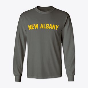 New Albany Kansas Classic Curve Classic Long Sleeve T-Shirt