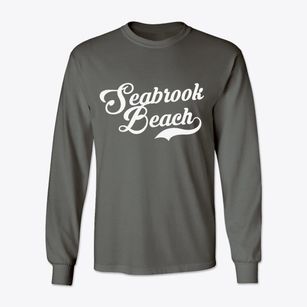 Seabrook Beach New Hampshire Vintage Team Classic Long Sleeve T-Shirt
