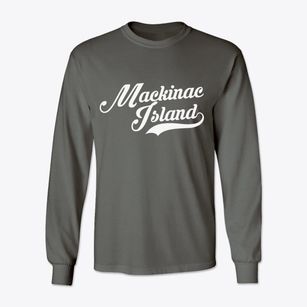 Mackinac Island Michigan Vintage Team Classic Long Sleeve T-Shirt