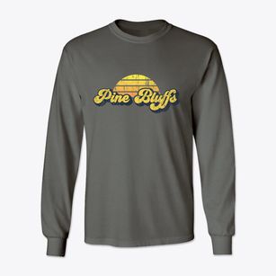 Pine Bluffs Wyoming Sublime Sunset Classic Long Sleeve T-Shirt