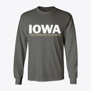  Iowa White and Gold Classic Long Sleeve T-Shirt