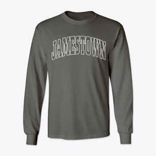 Jamestown New York Trendy Block Classic Long Sleeve T-Shirt